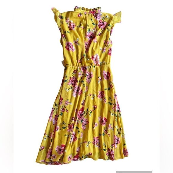 JULIA JORDAN Midi Tie Waist Shirt Dress Size 12 - Picture 5 of 11